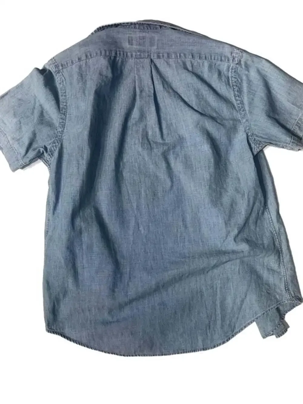 Ralph Lauren Classic Fit Short Sleeve Chambray Shirt Size S - Picture 2 of 7